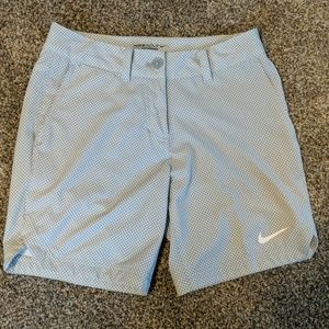 Nike Golf Shorts - Gray with White Polka Dots sz 2